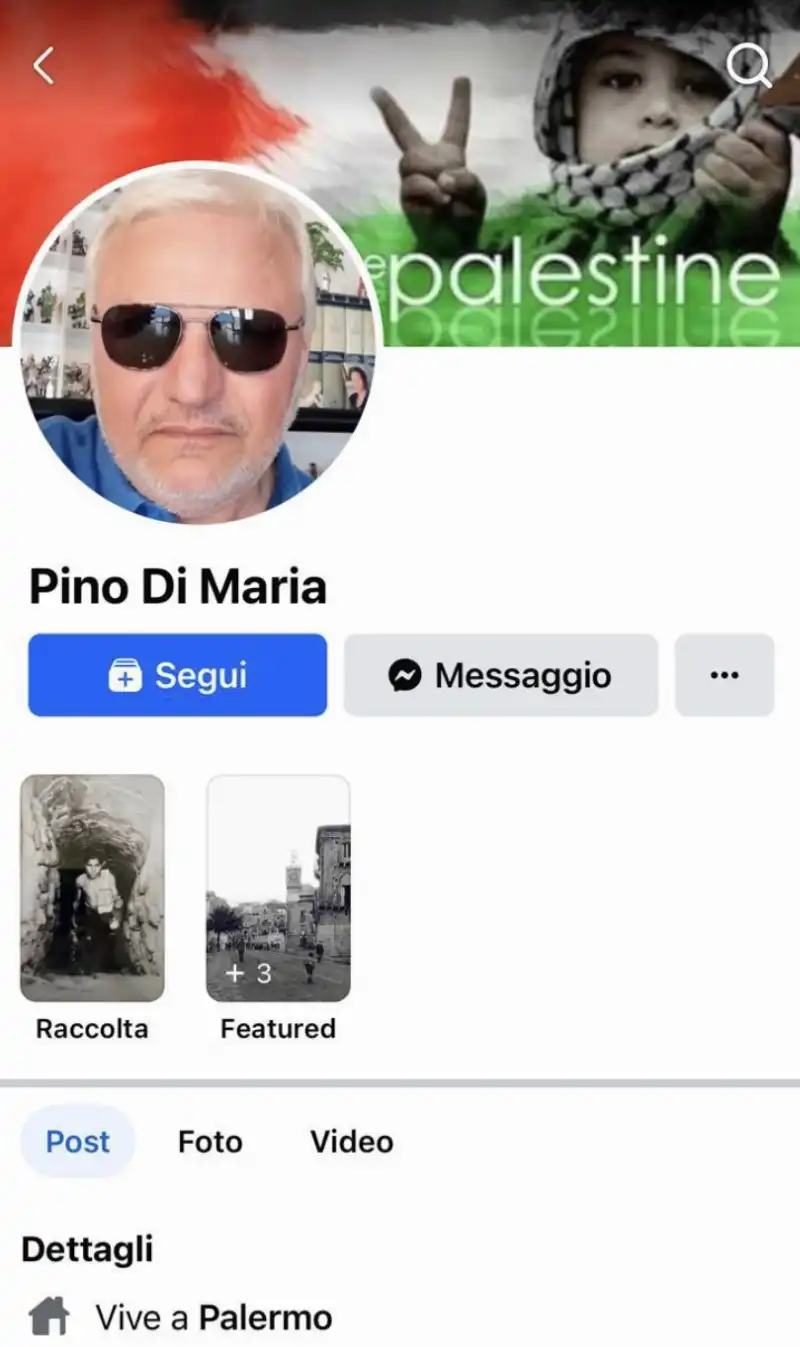 profilo facebook di pino di maria 