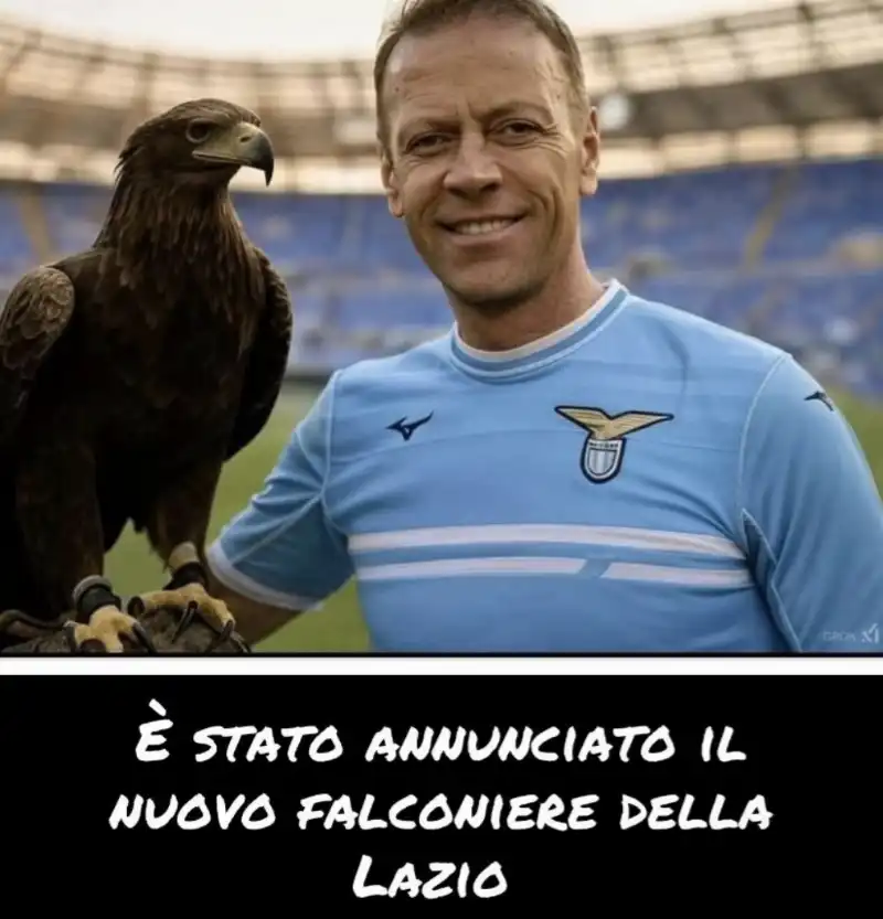 ROCCO SIFFREDI NUOVO FALCONIERE DELLA LAZIO - MEME