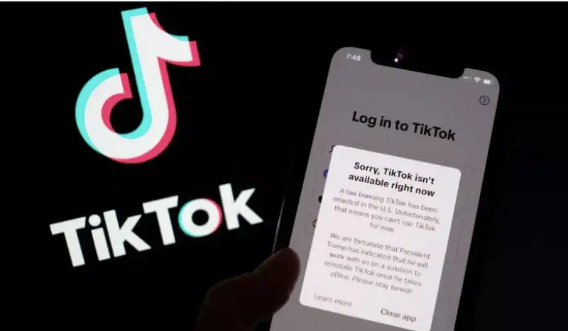 TIKTOK OSCURATO NEGLI STATI UNITI

