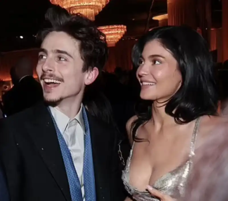 timothee chalamet   kylie jenner   golden globe 2025 2