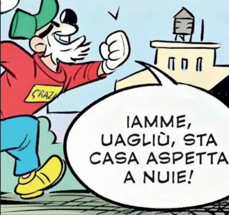 topolino con la storia in napoletano