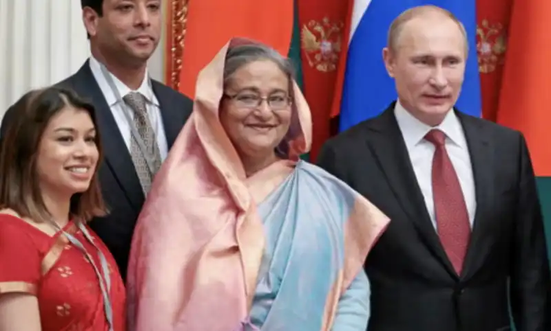 TULIP SIDDIQ - SHEIKH HASINA - VLADIMIR PUTIN