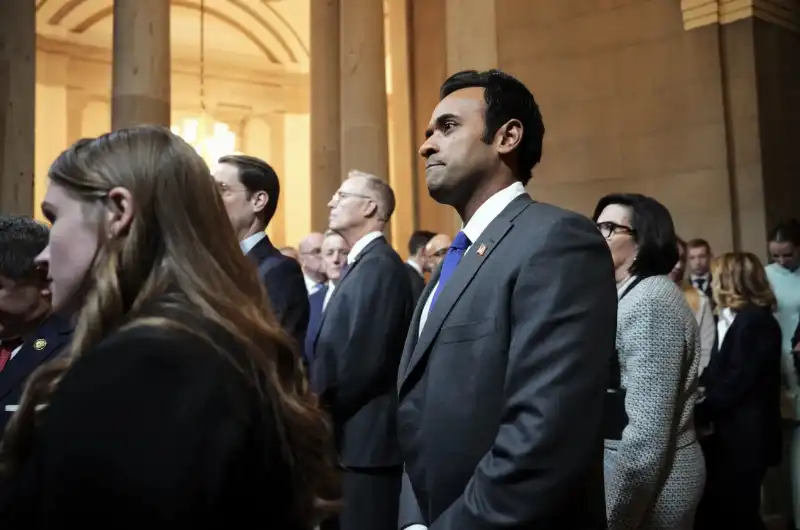 Vivek Ramaswamy all inauguration day di Donald Trump