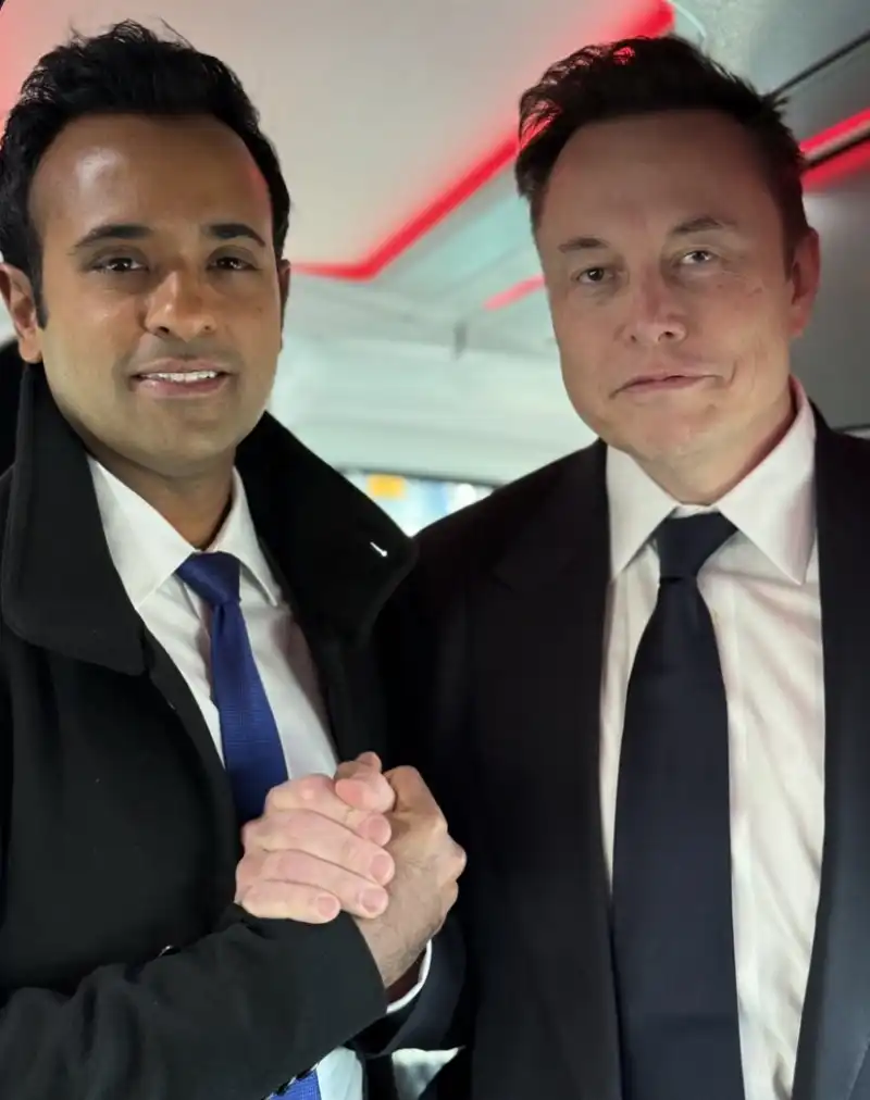 Vivek Ramaswamy e Elon Musk – i Doge