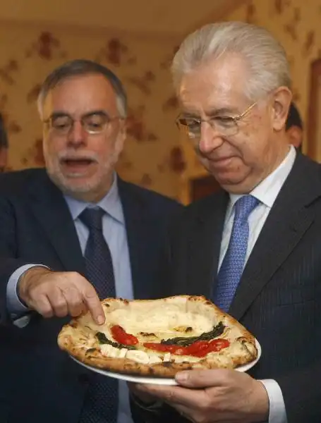 ANDREA RICCARDI E MARIO MONTI FOTO INFOPHOTO 