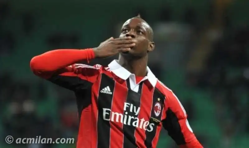 Balotelli in gol alla prima partita con il Milan