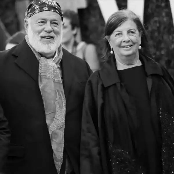 Bruce Weber and Nan Bush 