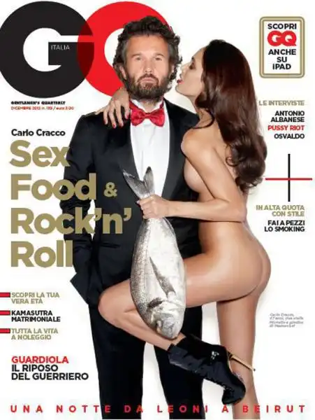 CARLO CRACCO SULLA COPERTINA DI GQ 