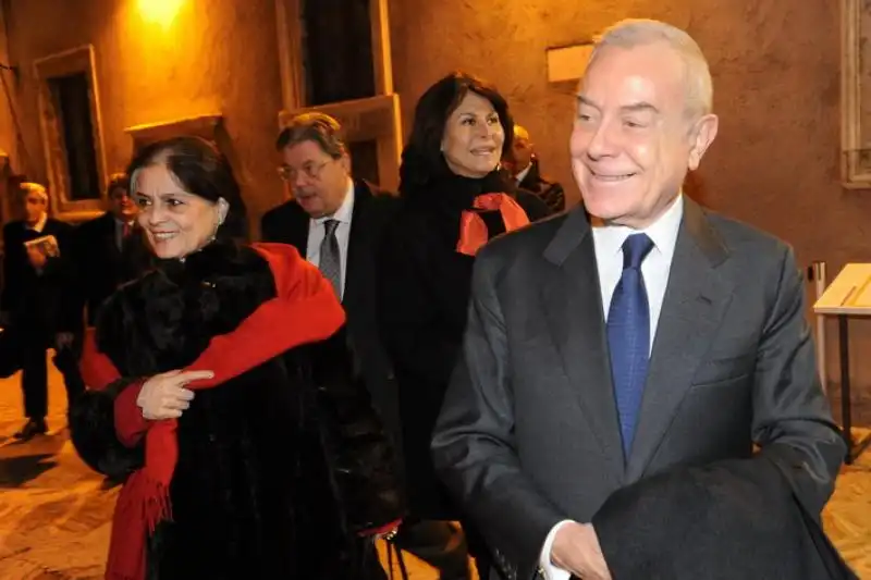 Gianni Letta e Anna Coliva 