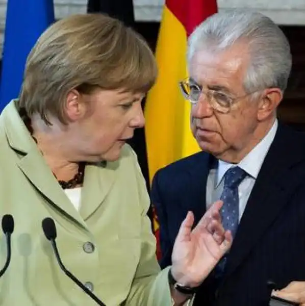 Merkel e Monti