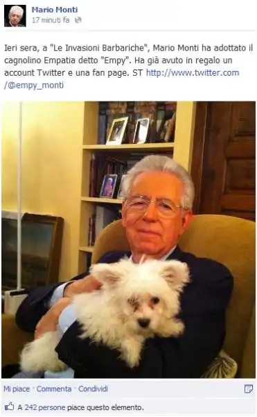 MONTI CON IL CANE 