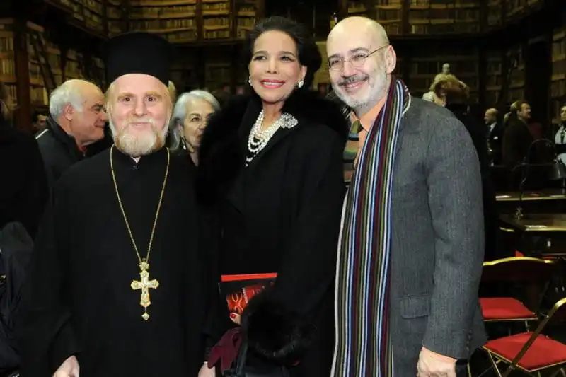 Padre Simeon Marisela Federici e Giuseppe Scaraffia 