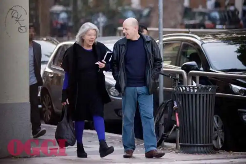 RUGGERO JUCKER CON LA MADRE A MILANO 