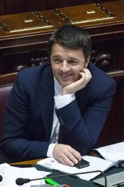 FIDUCIA RENZI ALLA CAMERA FOTO LAPRESSE 