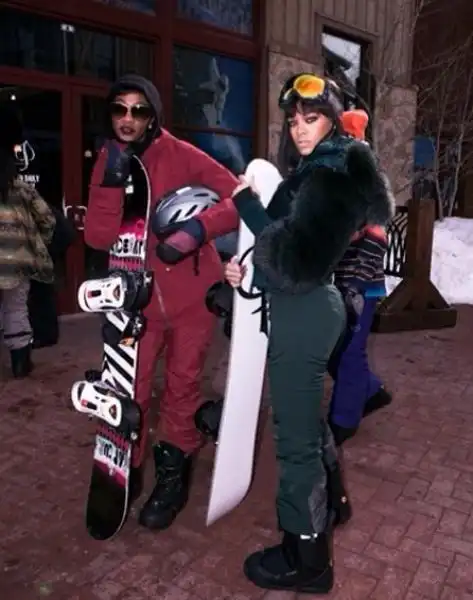 RIHANNA AD ASPEN IN COLORADO 