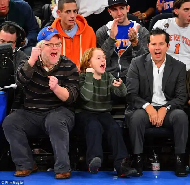 alla partita dei New York Knicks 