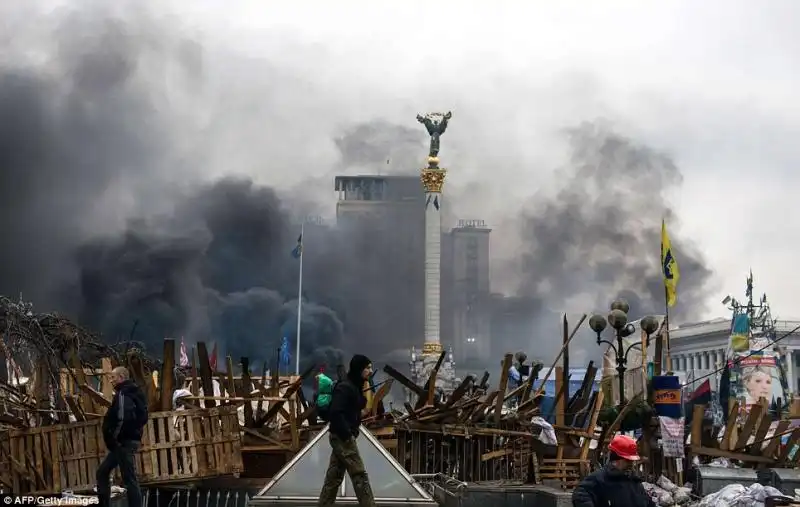 Fra le barricate di Kiev 