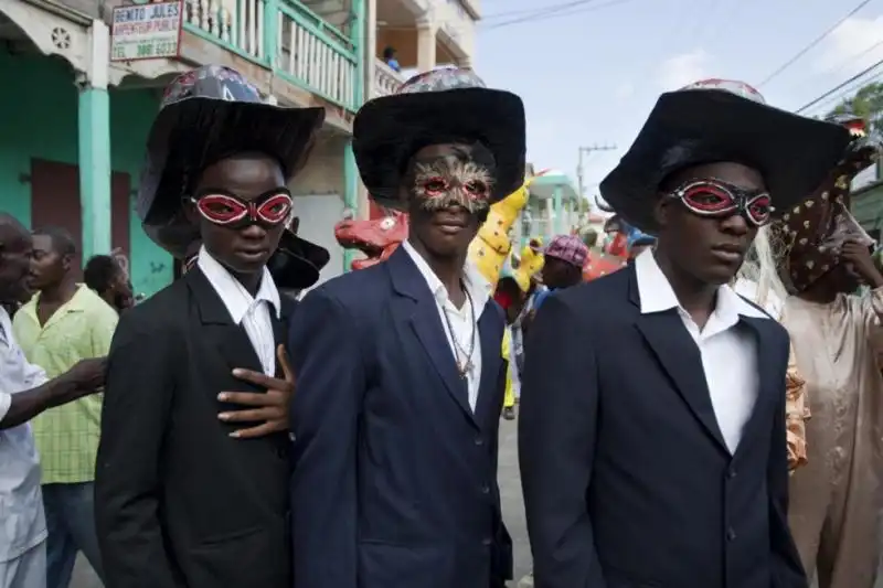 CARNEVALE DI HAITI FOTO LAPRESSE 