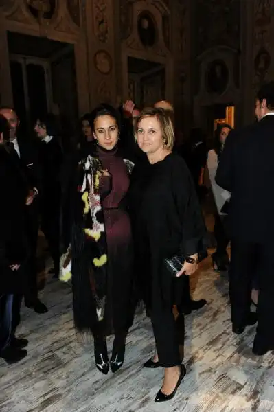 Delfina Delettrez con la mamma Silvia Venturini Fendi 