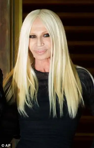 DOnatella Versace allo show con Lady Gaga 