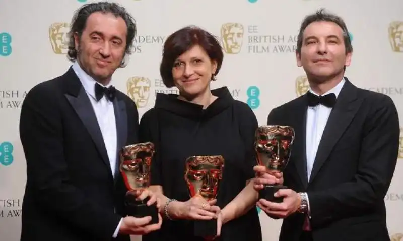 La grande bellezza di Paolo Sorrentino ai Bafta con Francesca Cima e Nicola giuliano h partb 