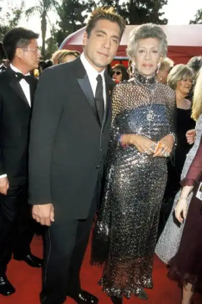 Javier Bardem con la madre 