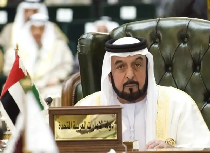 Khalifa bin Zayed Al Nahyan riccone 