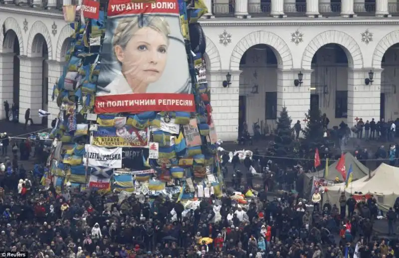 kiev, manifestanti anti governativi