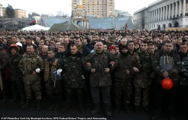 kiev, manifestanti anti governativi