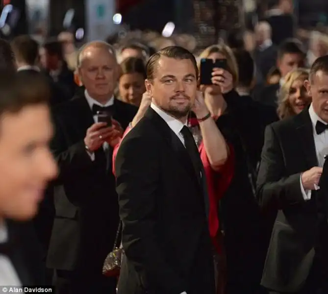 Leonardo DiCaprio ai Bafta 