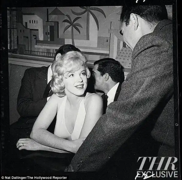 Marilyn al party per il film Facciamo l amore 