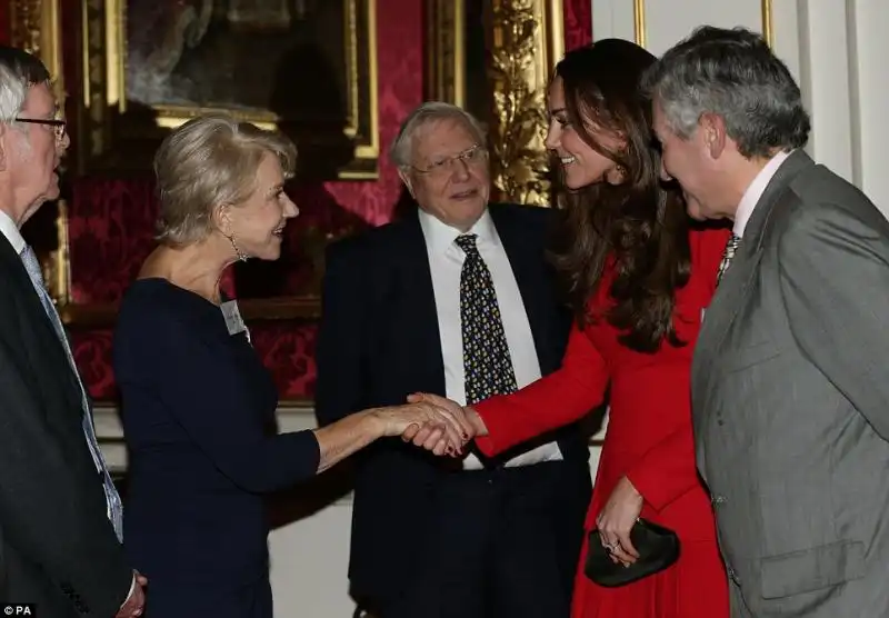 La Mirren incontra Kate Middleton 