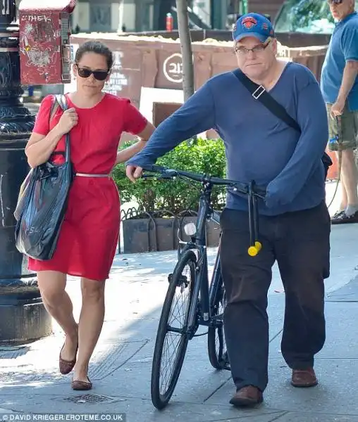 Philip Seymour Hoffman Con la sua ex dopo la rehab 