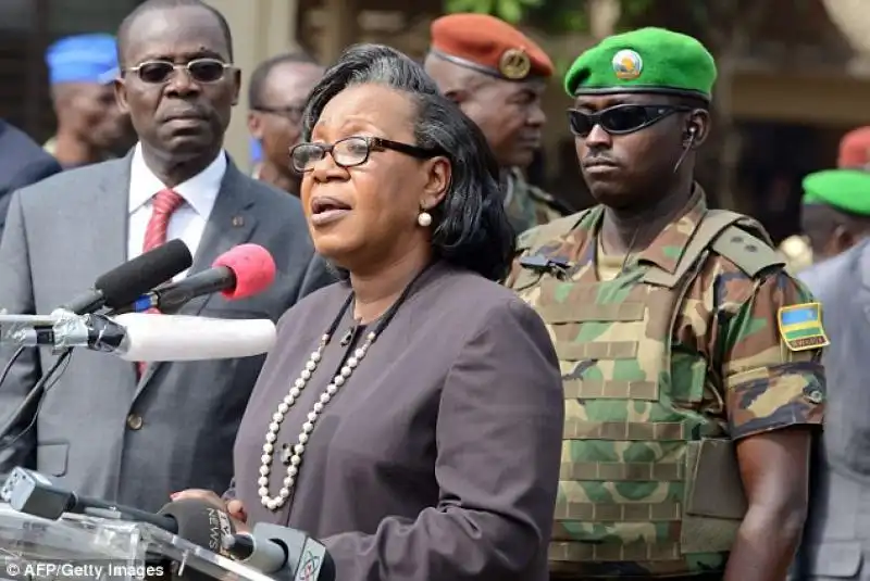 La presidente Catherine Samba Panza 