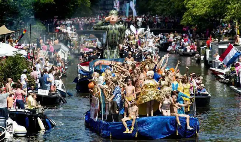 amsterdam canal gaypride (netherlands)