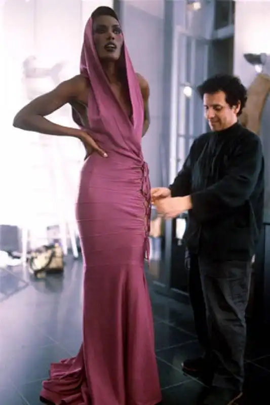 azzedine alaia  grace jones