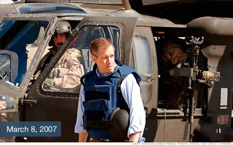 brian williams in iraq 