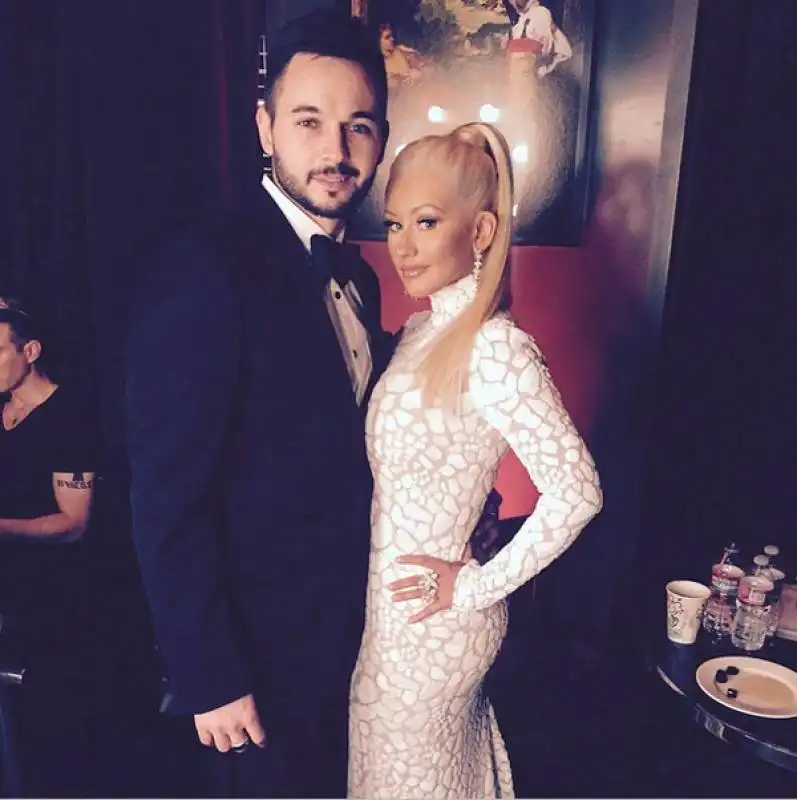 christina aguilera & matt rutler