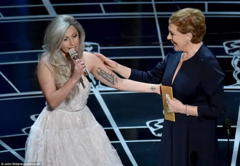 gaga introduced julie andrews to the stage 