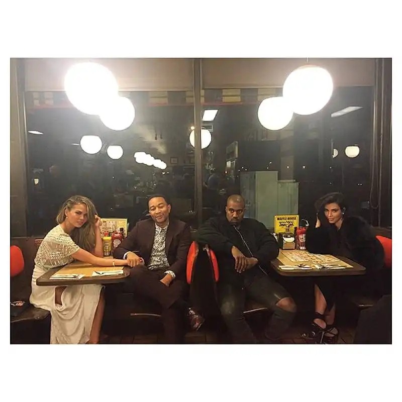 gli west con john legend a cena