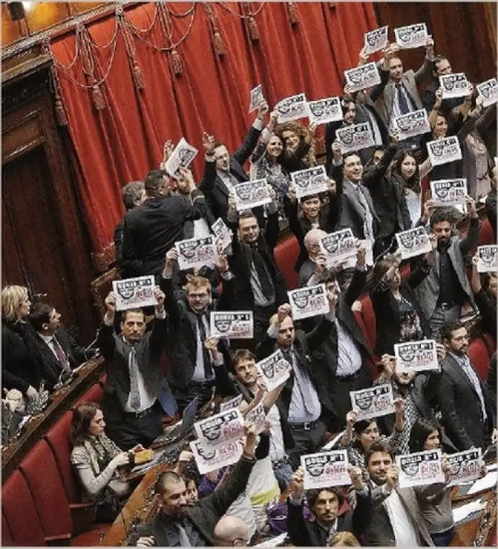 GRILLINI IN PARLAMENTO