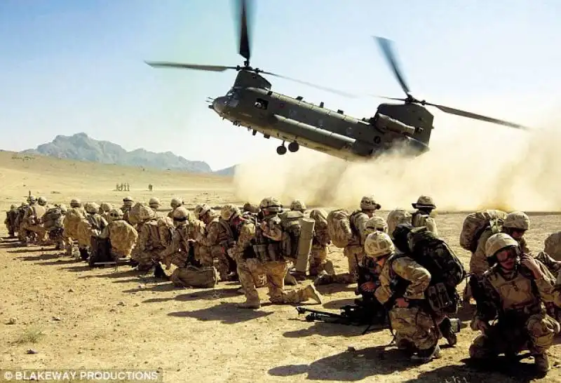 i royal marines nella provincia dell helmand in afghanistan