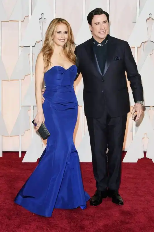 john travolta kelly preston oscars