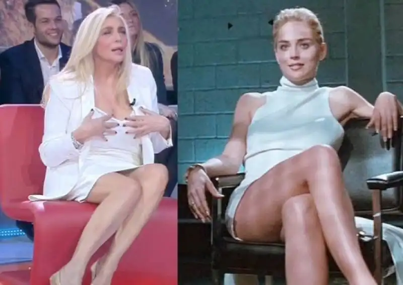 mara venier come sharon stone