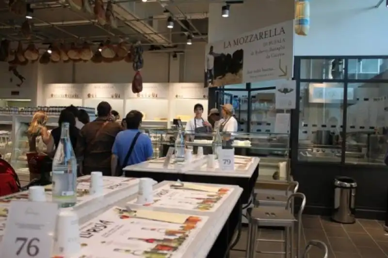 mozzarella bar eataly di roma