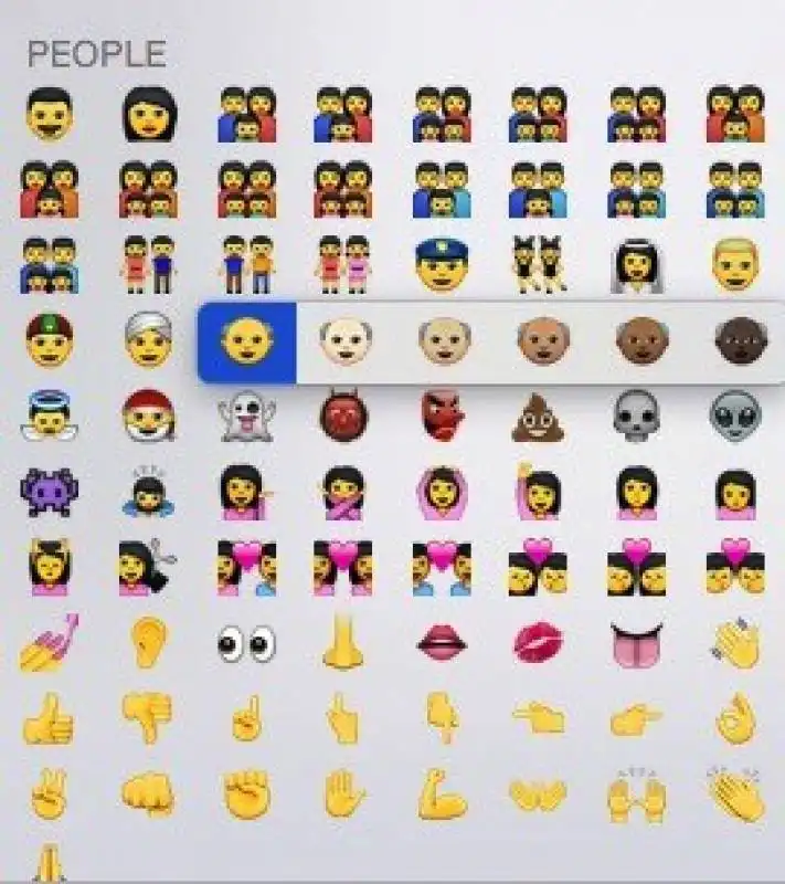 nuove faccette apple emoji  