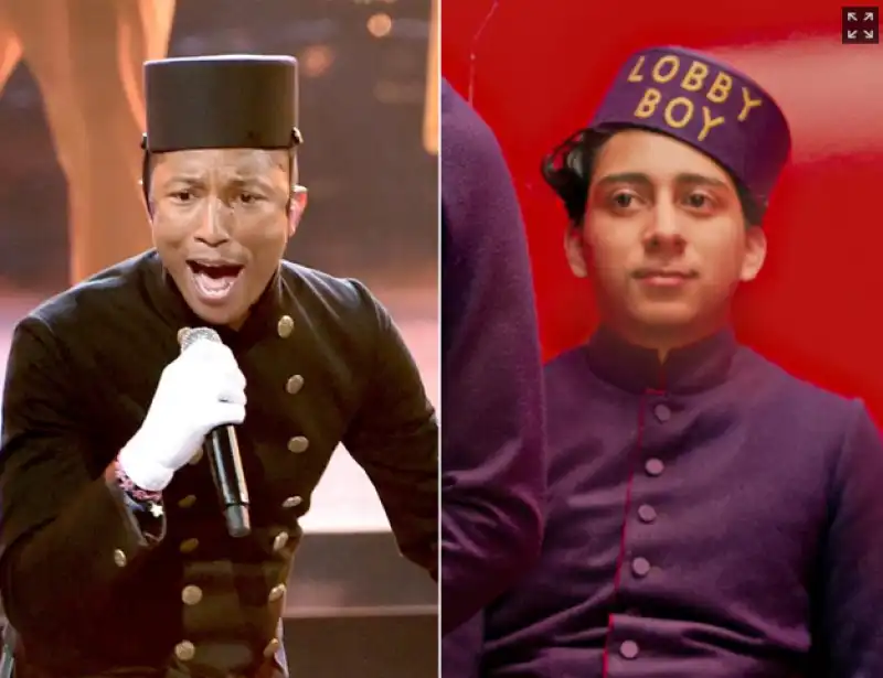 PHARRELL WILLIAMS COME GRAND BUDAPEST HOTEL