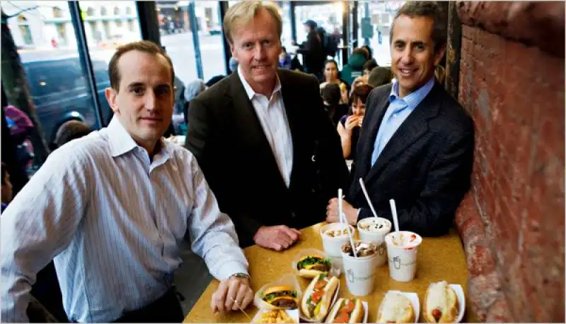 randy garutti, david swinghamer e danny meyer da shake shack