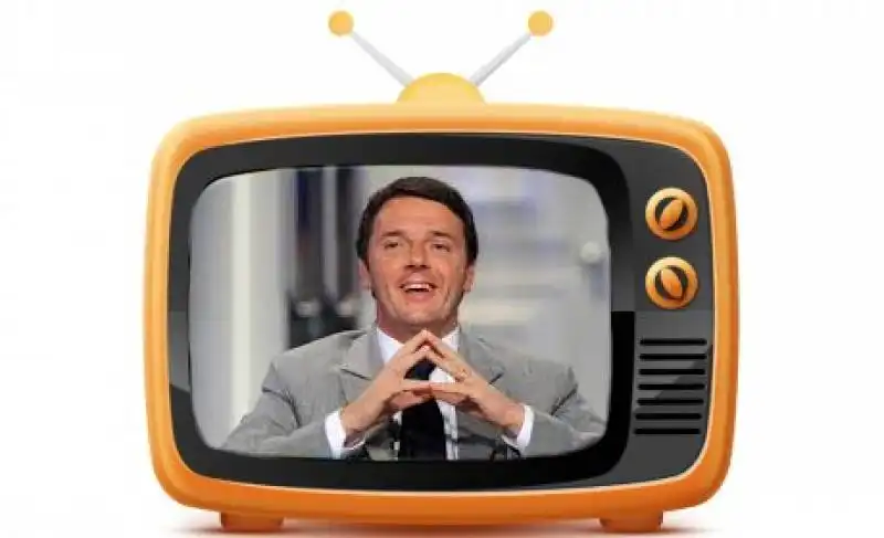 renzi televisione