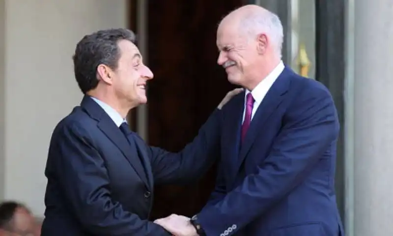 sarkozy papandreou